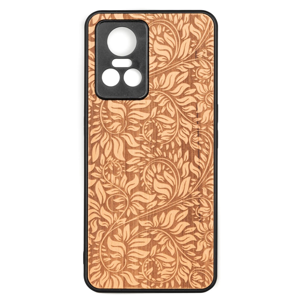Drewniane Etui Bewood Realme GT Neo 3 LIŚCIE JABŁOŃ (1)