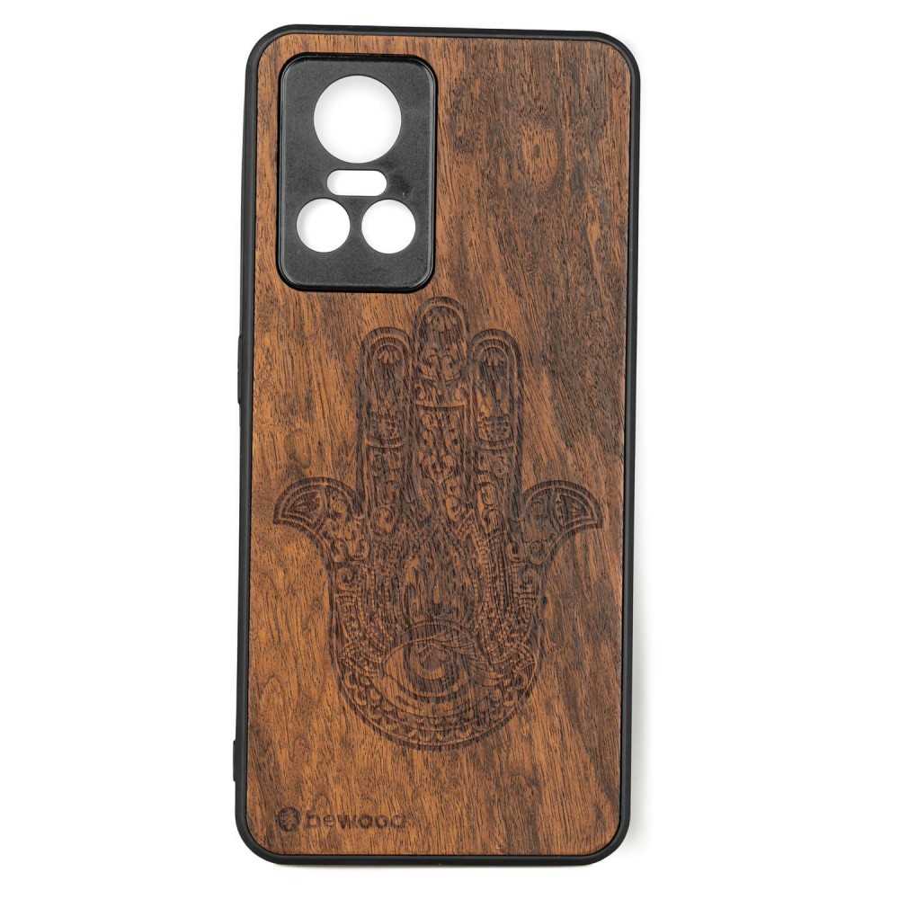 Drewniane Etui Bewood Realme GT Neo 3 HAMSA IMBUIA (1)