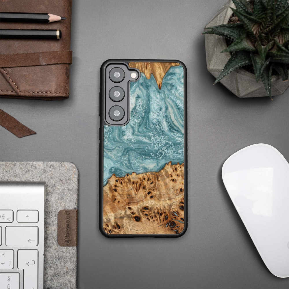 Etui Bewood Unique na Samsung Galaxy S23 - Planets - Uran (2)