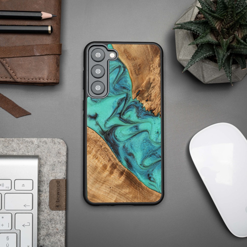 Etui Bewood Unique na Samsung Galaxy S23 Plus - Turquoise (2)