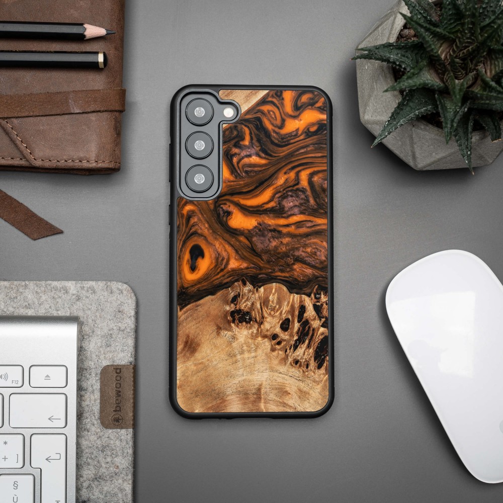 Etui Bewood Unique na Samsung Galaxy S23 Plus - Orange (2)