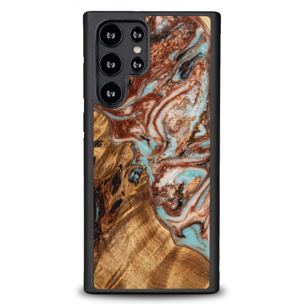 Etui Bewood Unique na Samsung Galaxy S22 Ultra - Planets - Jowisz (1)