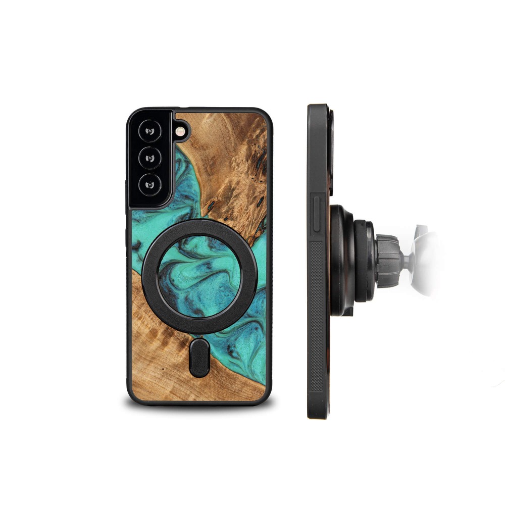 Etui Bewood Unique na Samsung Galaxy S22 Plus - Turquoise (2)