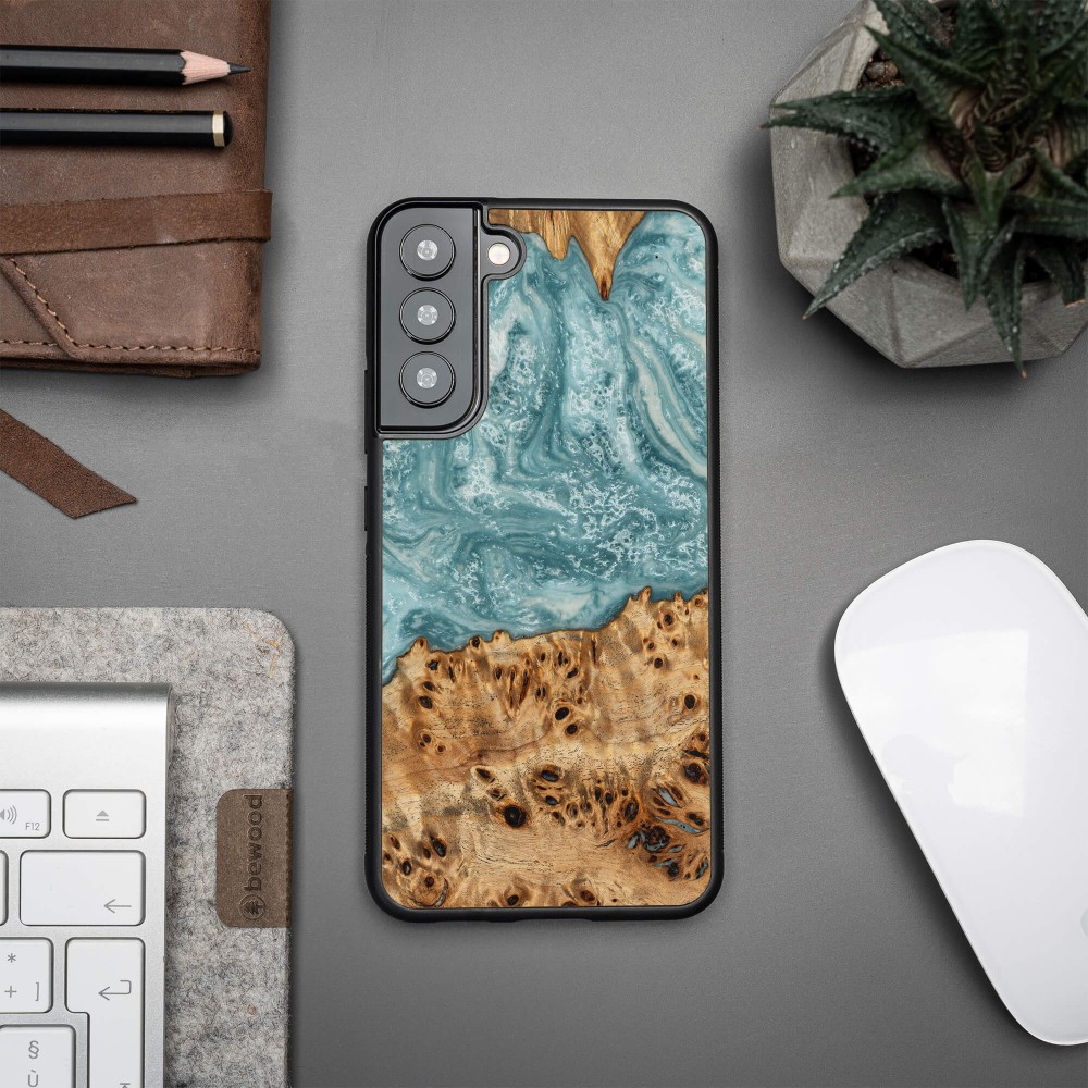 Etui Bewood Unique na Samsung Galaxy S22 Plus - Planets - Uran (3)