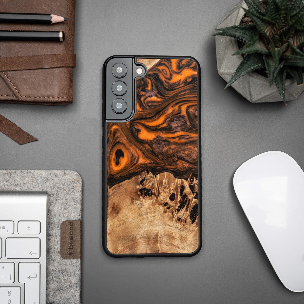 Etui Bewood Unique na Samsung Galaxy S22 Plus - Orange (3)