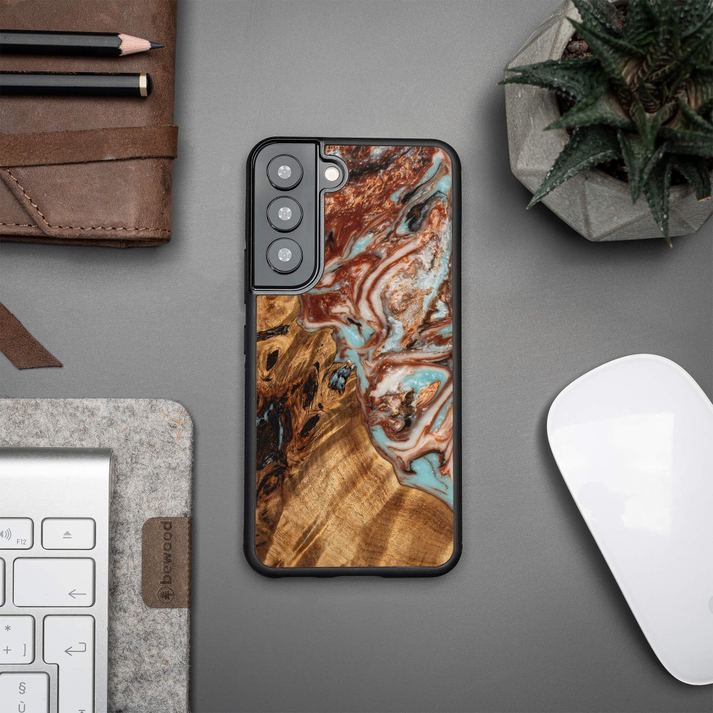 Etui Bewood Unique na Samsung Galaxy S22 - Planets - Jowisz (3)