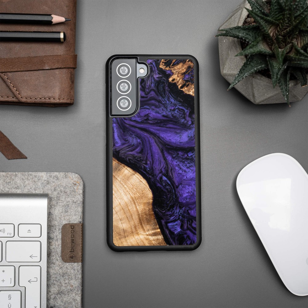 Etui Bewood Unique na Samsung Galaxy S21 FE - Violet (2)