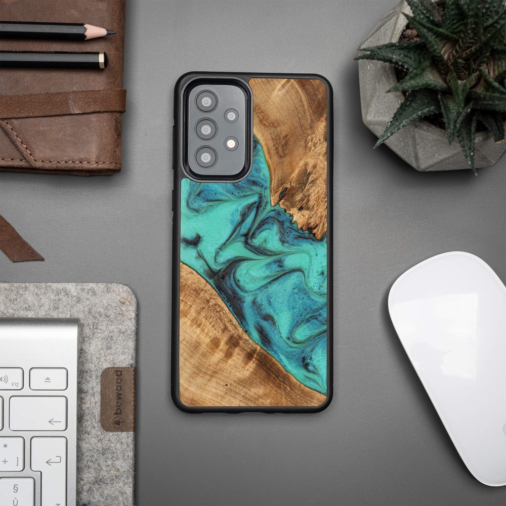 Etui Bewood Unique na Samsung Galaxy A33 - Turquoise (3)