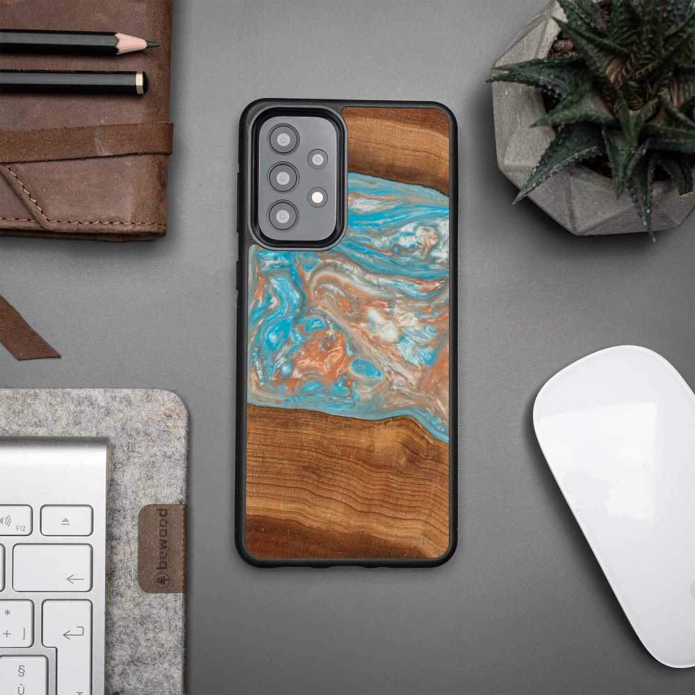 Etui Bewood Unique na Samsung Galaxy A33 - Planets - Saturn (3)