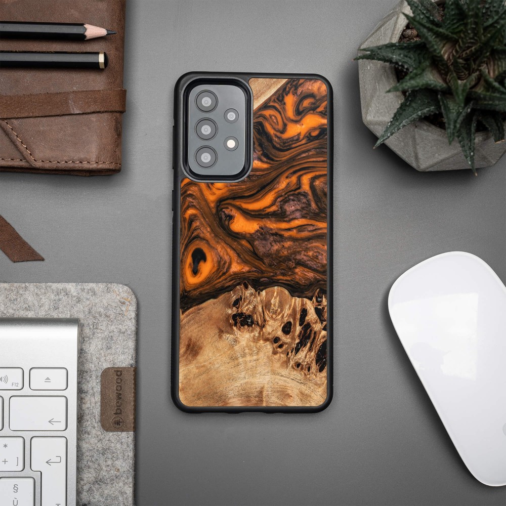Etui Bewood Unique na Samsung Galaxy A33 - Orange (3)