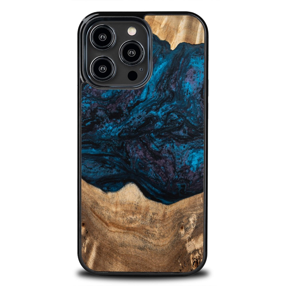 Bewood Resin Case - iPhone 14 Pro Max - Planets - Neptune (1)