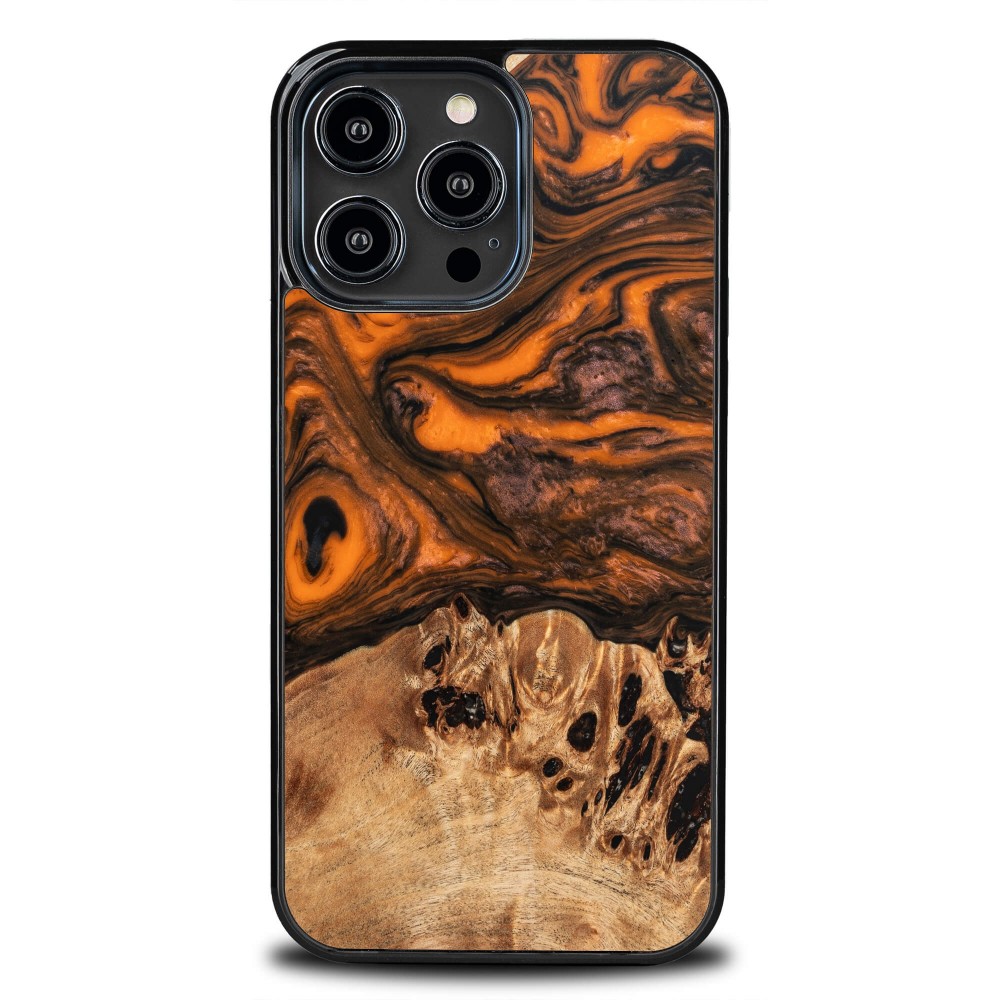Etui Bewood Unique na iPhone 14 Pro Max - Orange (1)
