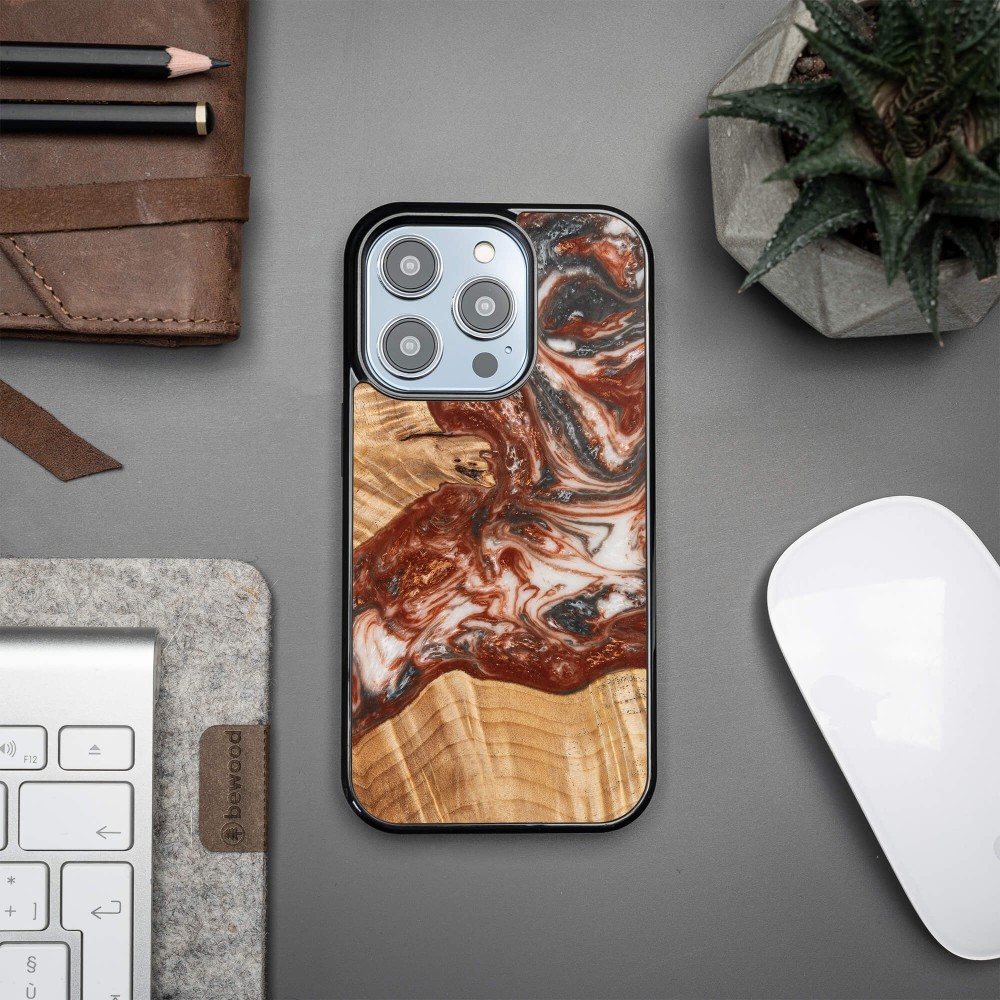 Etui Bewood Unique na iPhone 14 Pro - Planets - Wenus (2)