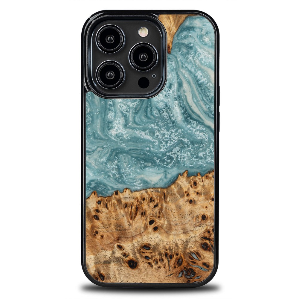 Etui Bewood Unique na iPhone 14 Pro - Planets - Uran (1)