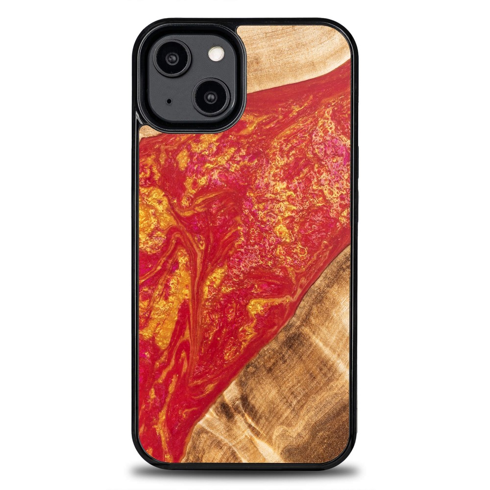 Etui Bewood Unique na iPhone 14 - Neons - Paris (1)