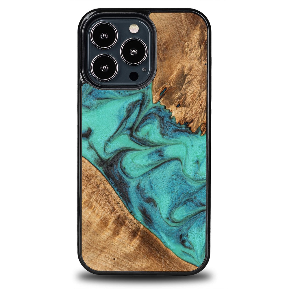 Etui Bewood Unique na iPhone 13 Pro - Turquoise (1)