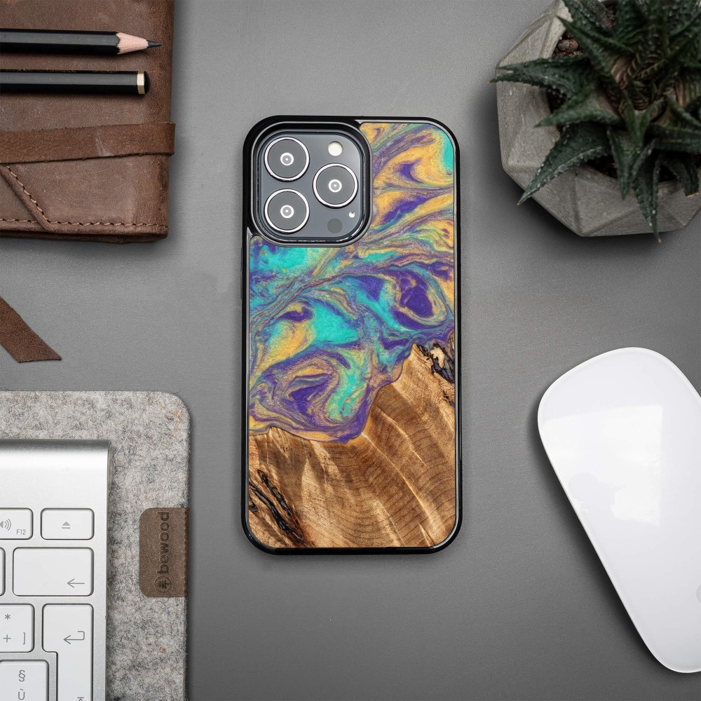 Etui Bewood Unique na iPhone 13 Pro - Planets - Merkury (2)