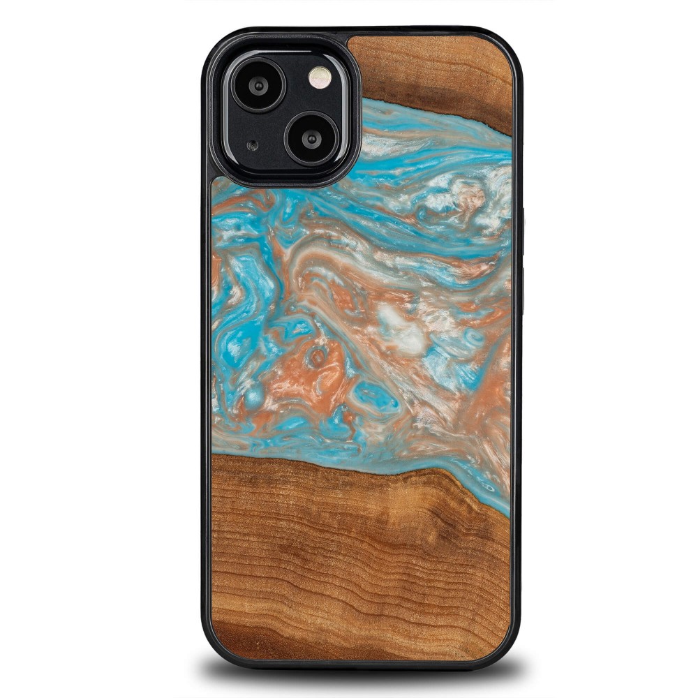 Etui Bewood Unique na iPhone 13 - Planets - Saturn (1)