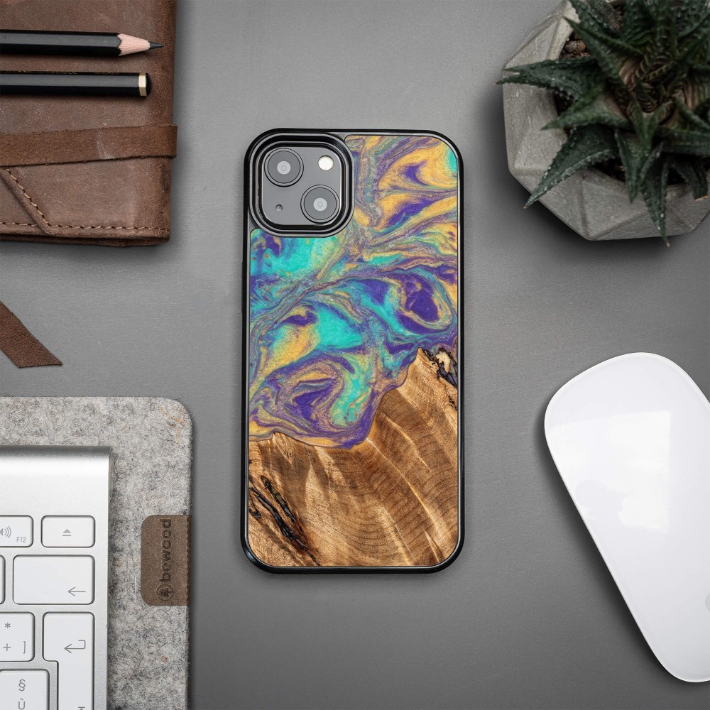Etui Bewood Unique na iPhone 13 - Planets - Merkury (2)