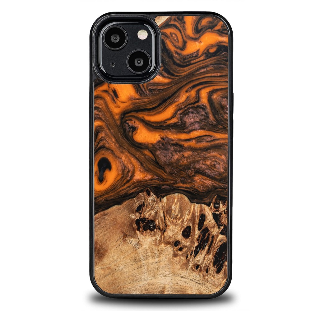Etui Bewood Unique na iPhone 13 - Orange (1)