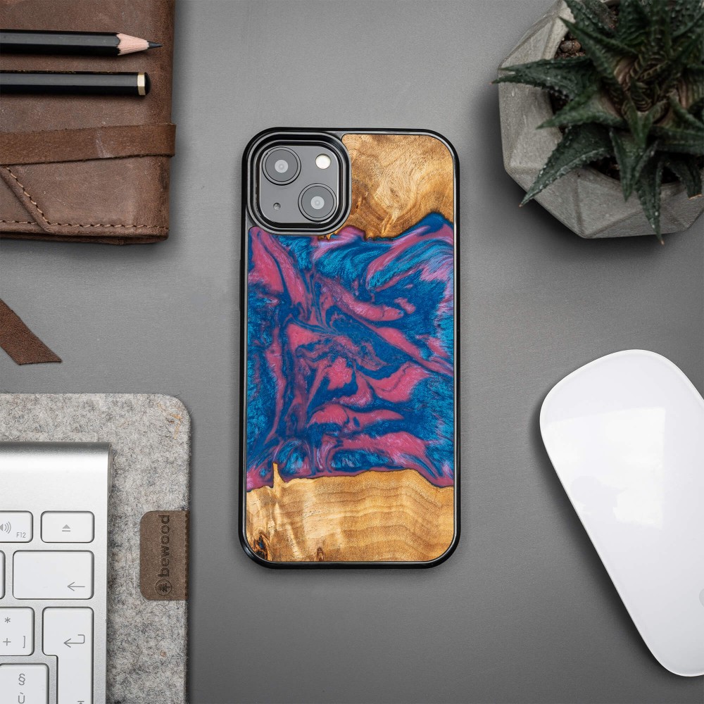 Etui Bewood Unique na iPhone 13 - Neons - Vegas (2)
