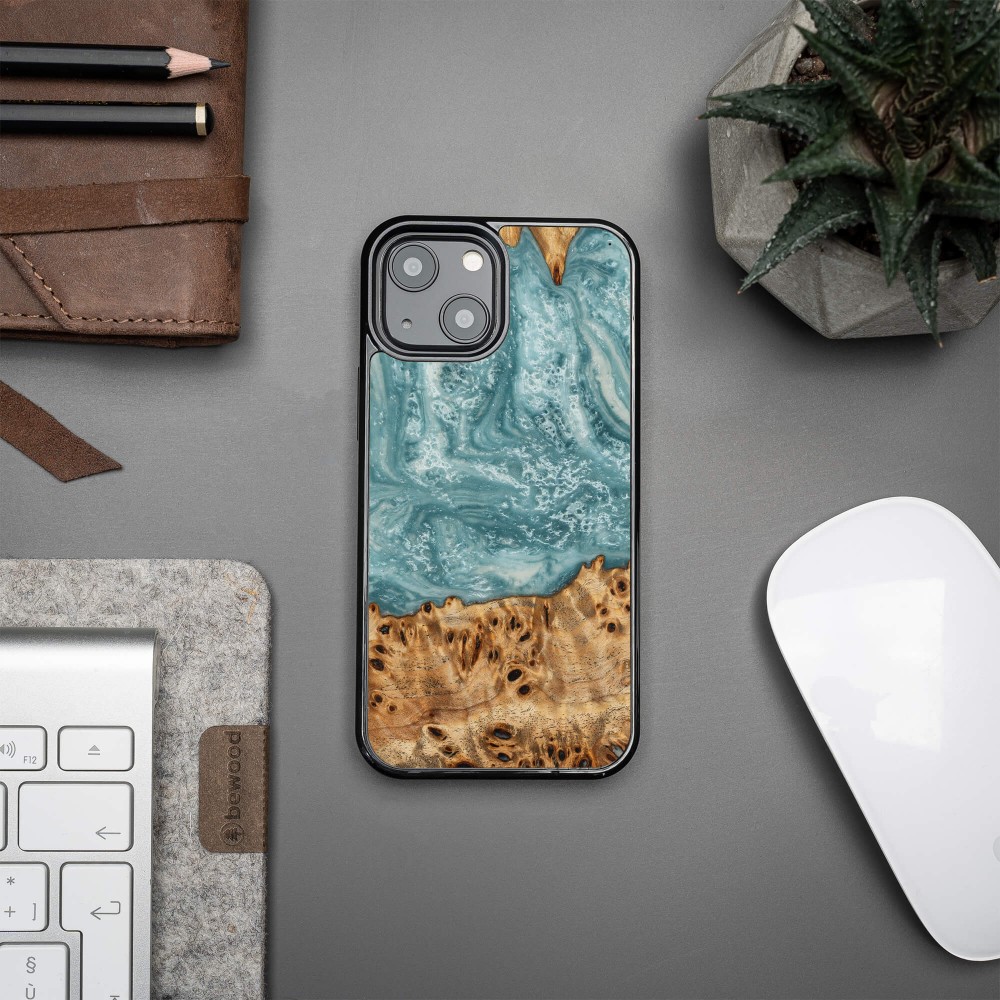 Etui Bewood Unique na iPhone 13 Mini - Planets - Uran (2)