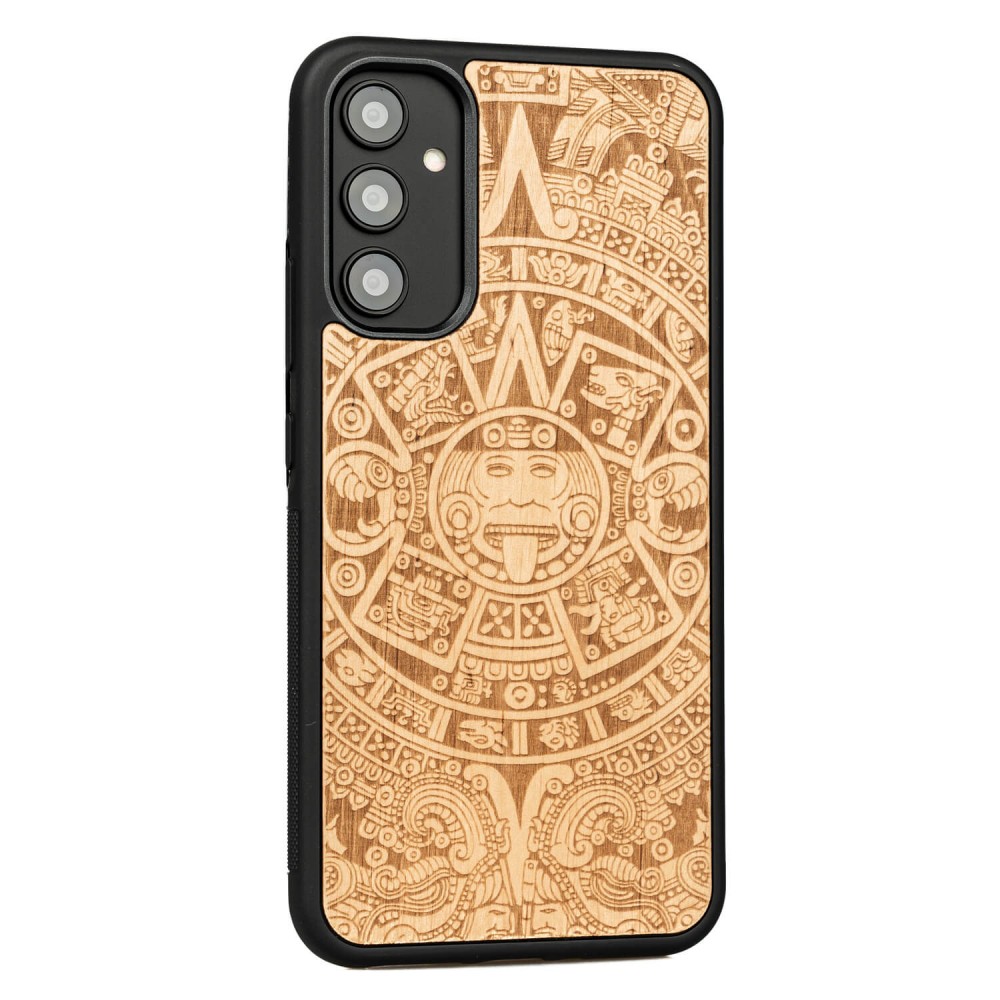 Drewniane Etui Bewood na Samsung Galaxy A54 5G KALENDARZ AZTECKI ANIEGRE (2)
