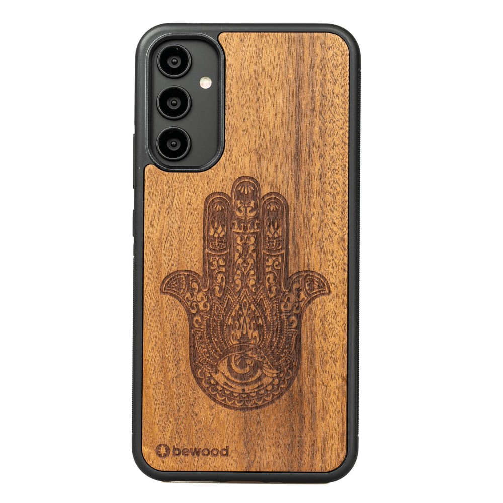 Drewniane Etui Bewood na Samsung Galaxy A54 5G HAMSA IMBUIA (1)
