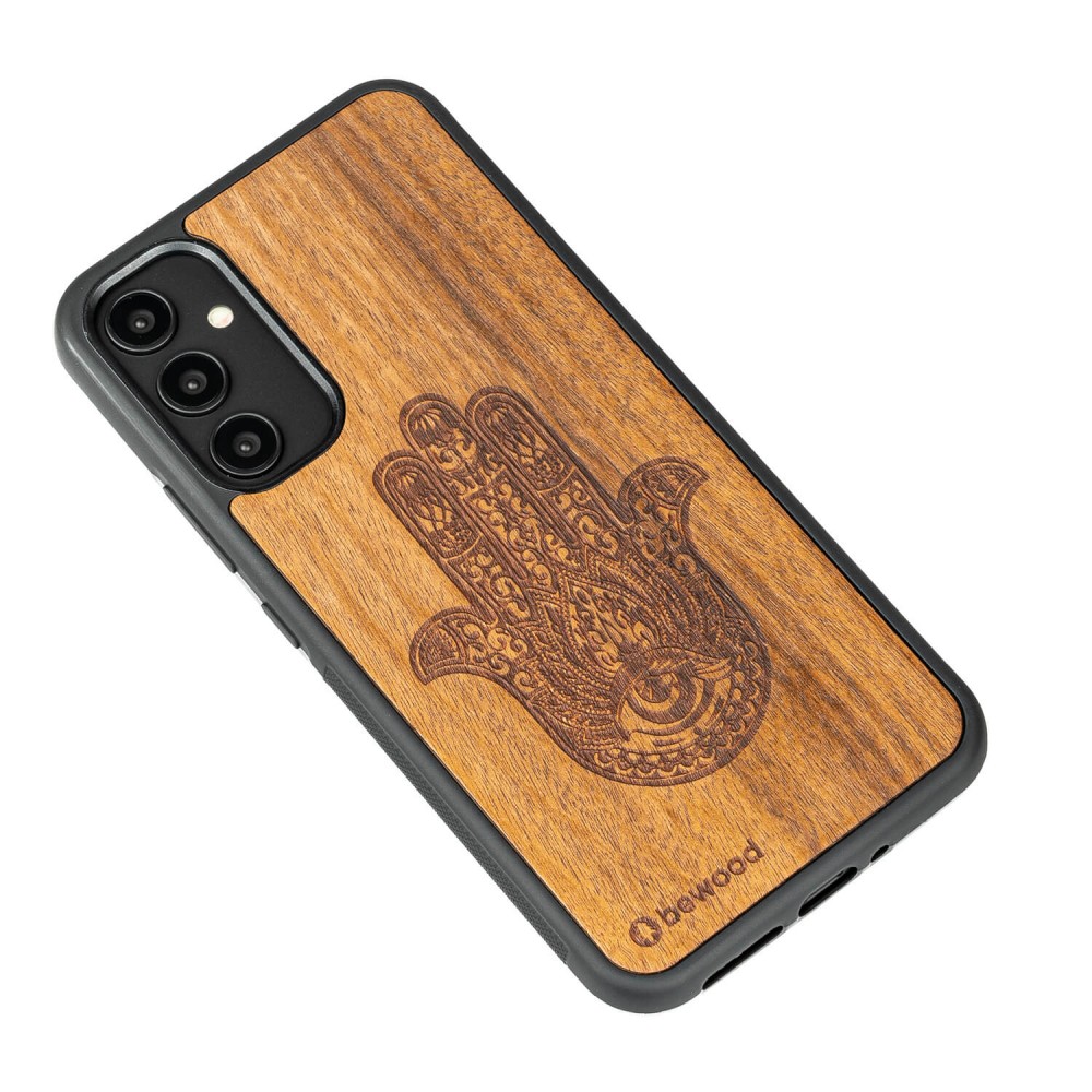Drewniane Etui Bewood na Samsung Galaxy A54 5G HAMSA IMBUIA (3)