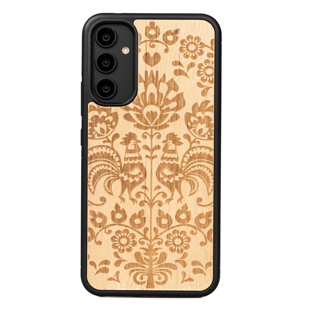 Drewniane Etui Bewood na Samsung Galaxy A34 5G POLSKI FOLK ANIEGRE (1)