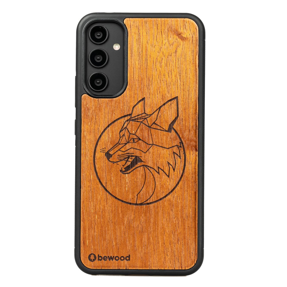 Drewniane Etui Bewood na Samsung Galaxy A34 5G LIS MERBAU (1)