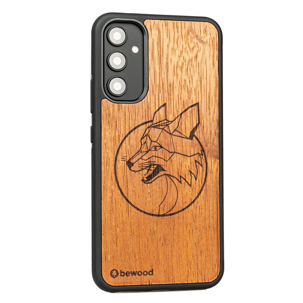 Drewniane Etui Bewood na Samsung Galaxy A34 5G LIS MERBAU (2)