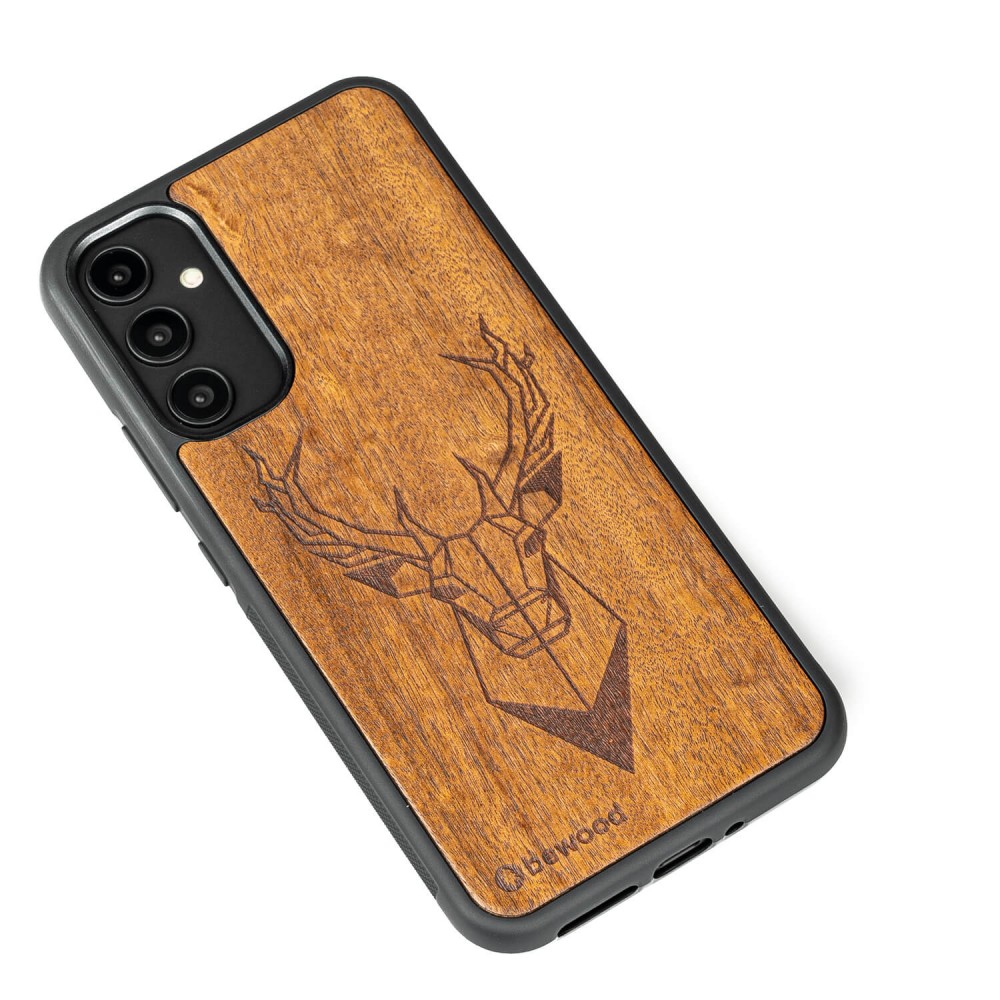 Drewniane Etui Bewood na Samsung Galaxy A34 5G JELEŃ IMBUIA (3)