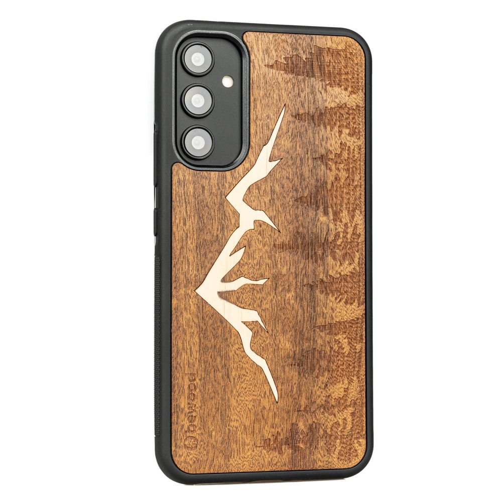 Drewniane Etui Bewood na Samsung Galaxy A34 5G GÓRY IMBUIA (2)