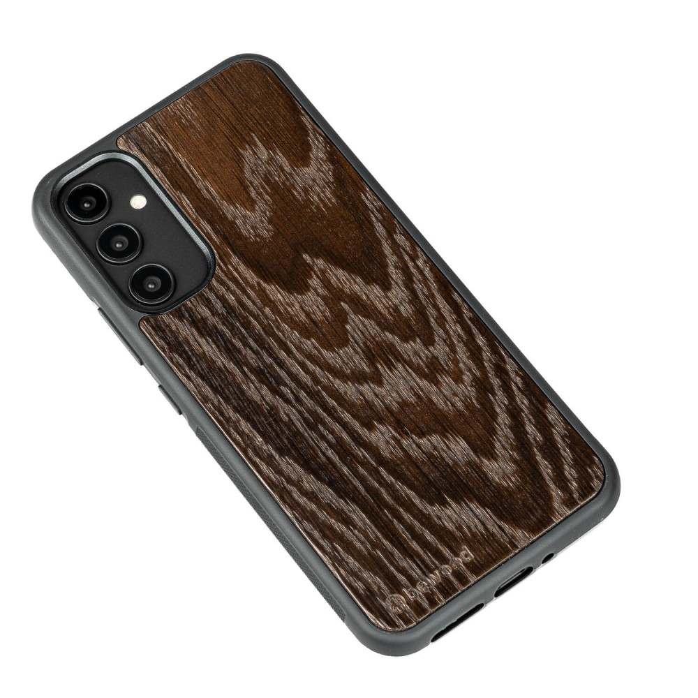 Drewniane Etui Bewood na Samsung Galaxy A34 5G DĄB WĘDZONY (3)