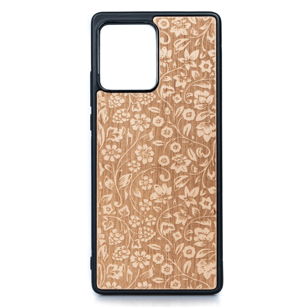 Drewniane Etui Bewood Motorola Edge 30 Fusion KWIATY POLNE ANIEGRE (1)