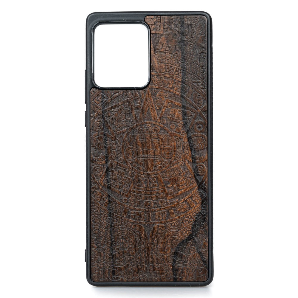 Drewniane Etui Bewood Motorola Edge 30 Fusion KALENDARZ AZTECKI ZIRICOTE (1)