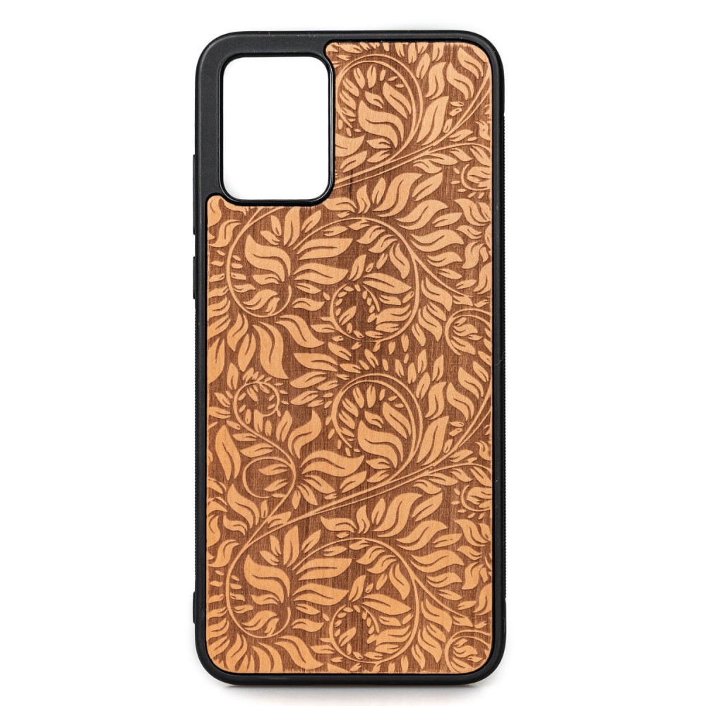 Drewniane Etui Bewood Motorola Edge 30 Neo LIŚCIE JABŁOŃ (1)