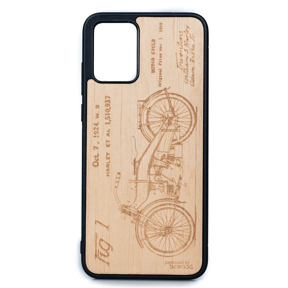 Drewniane Etui Bewood Motorola Edge 30 Neo HARLEY PATENT ANIEGRE (1)