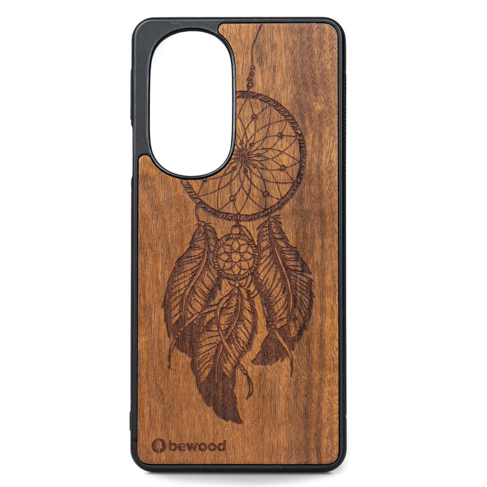 Drewniane Etui Bewood Motorola Edge 30 Pro ŁAPACZ SNÓW IMBUIA (1)