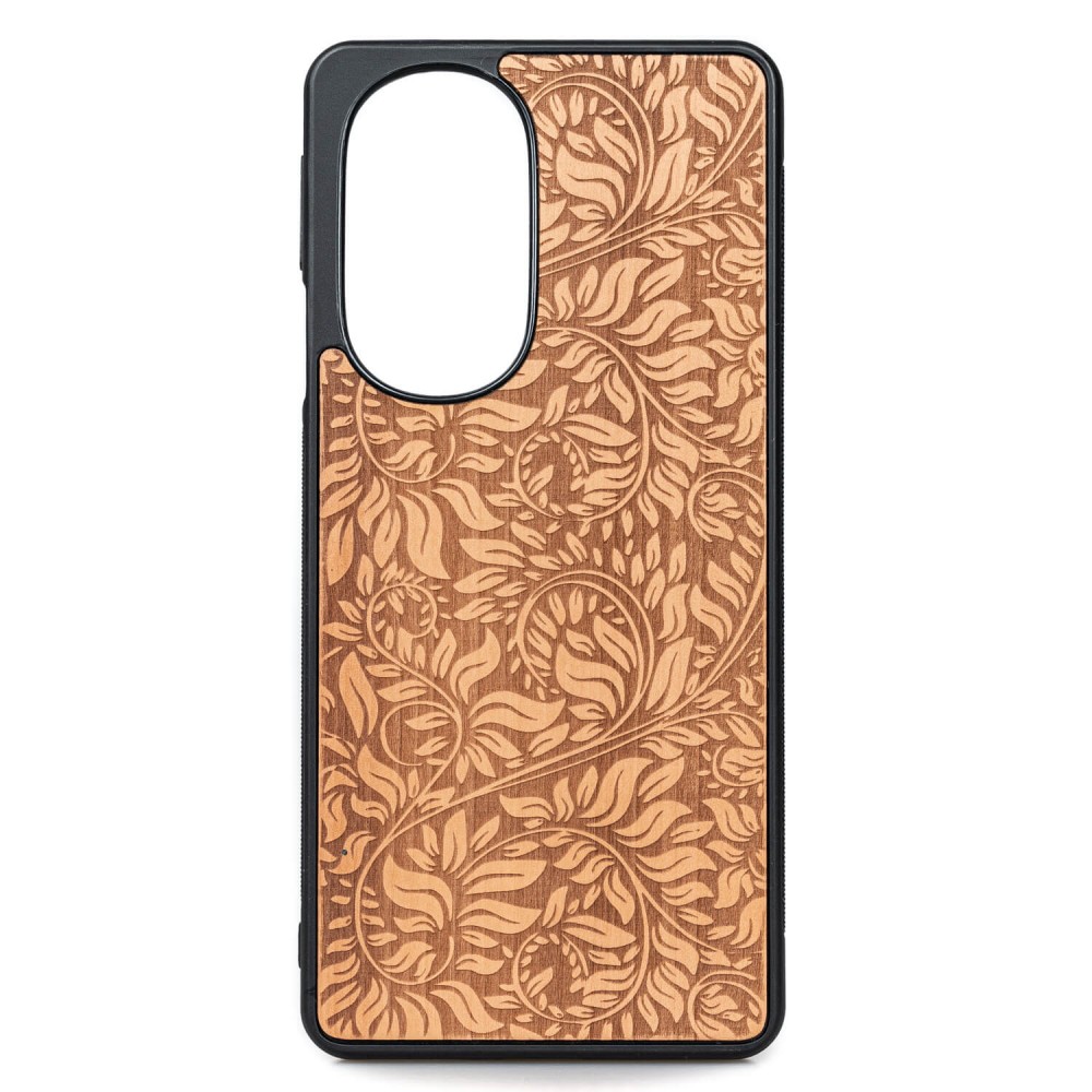 Drewniane Etui Bewood Motorola Edge 30 Pro LIŚCIE JABŁOŃ (1)