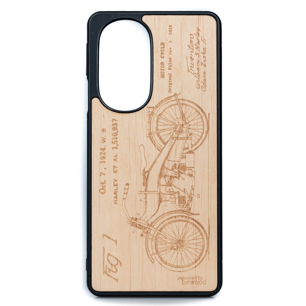 Drewniane Etui Bewood Motorola Edge 30 Pro HARLEY PATENT ANIEGRE (1)