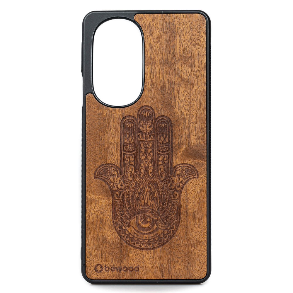Drewniane Etui Bewood Motorola Edge 30 Pro HAMSA IMBUIA (1)