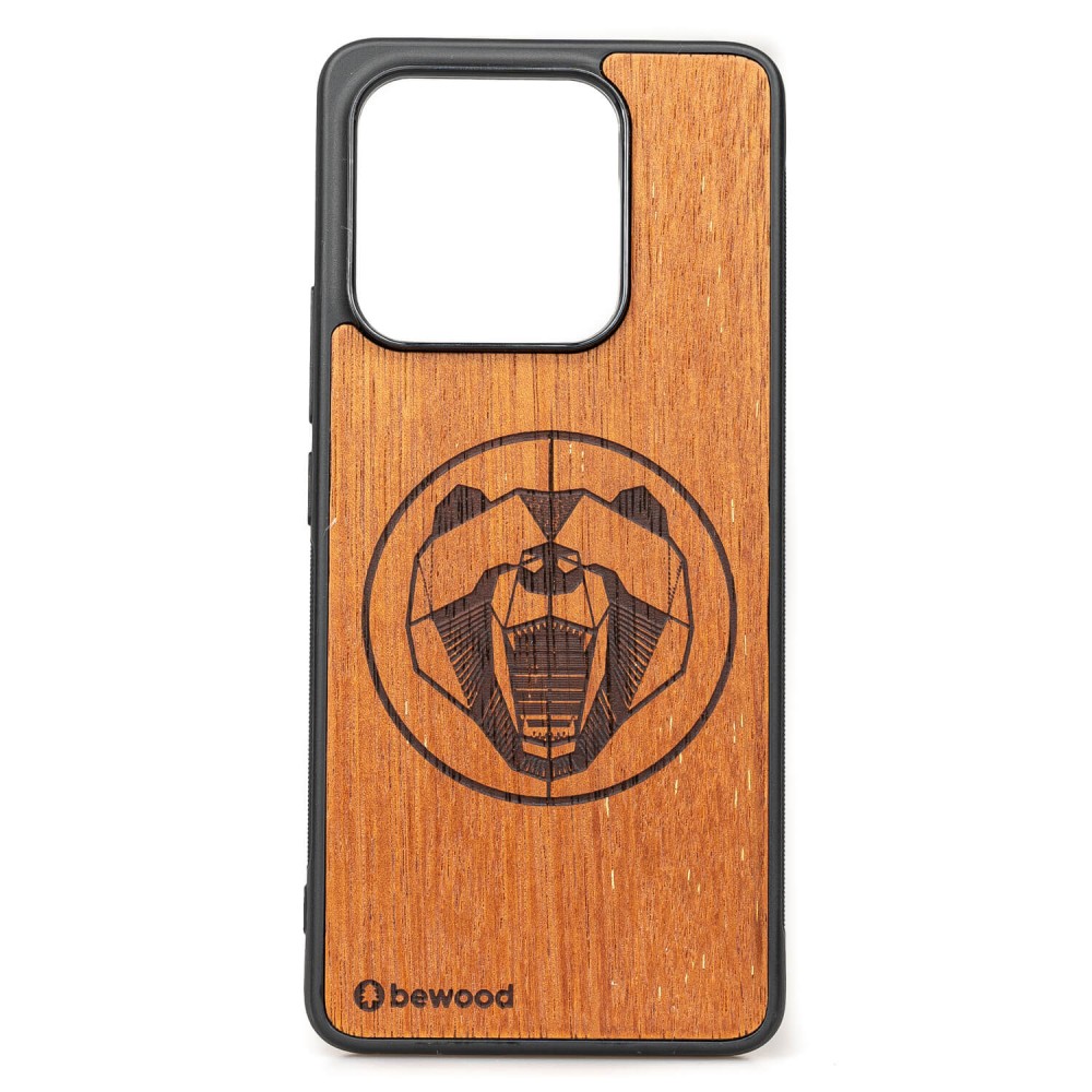 Xiaomi 13 Pro Bear Merbau Bewood Wood Case (1)