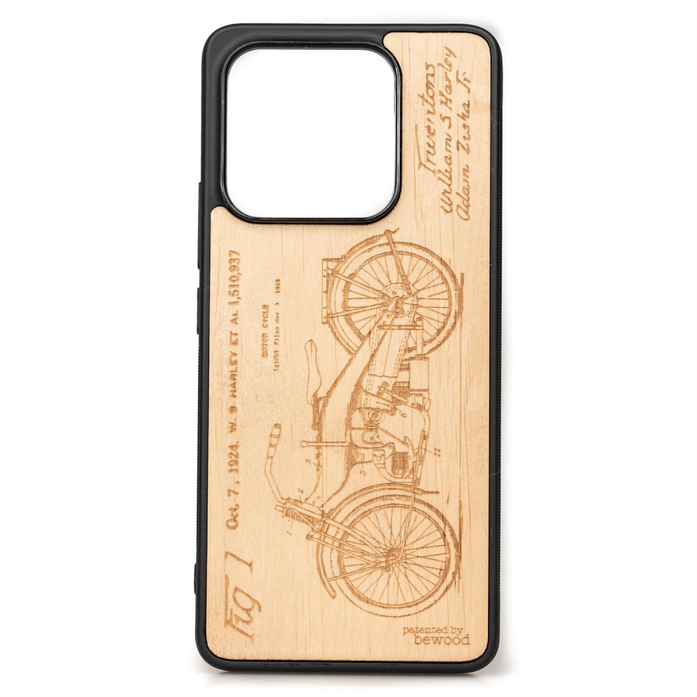 Drewniane Etui Bewood Xiaomi 13 Pro HARLEY PATENT ANIEGRE (1)