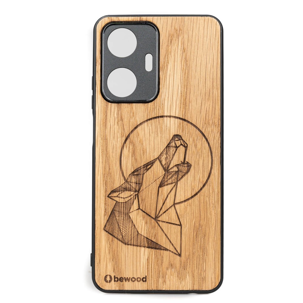 Drewniane Etui Bewood Realme C55 WILK DĄB (1)