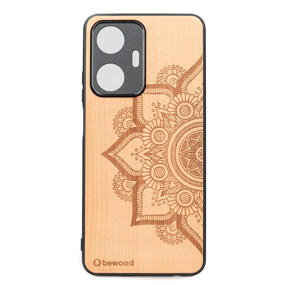 Drewniane Etui Bewood Realme C55 MANDALA JABŁOŃ (1)