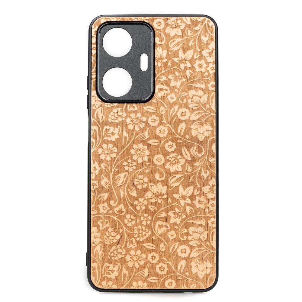 Drewniane Etui Bewood Realme C55 KWIATY POLNE ANIEGRE (1)