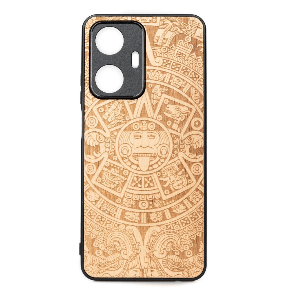 Drewniane Etui Bewood Realme C55 KALENDARZ AZTECKI ANIEGRE (1)