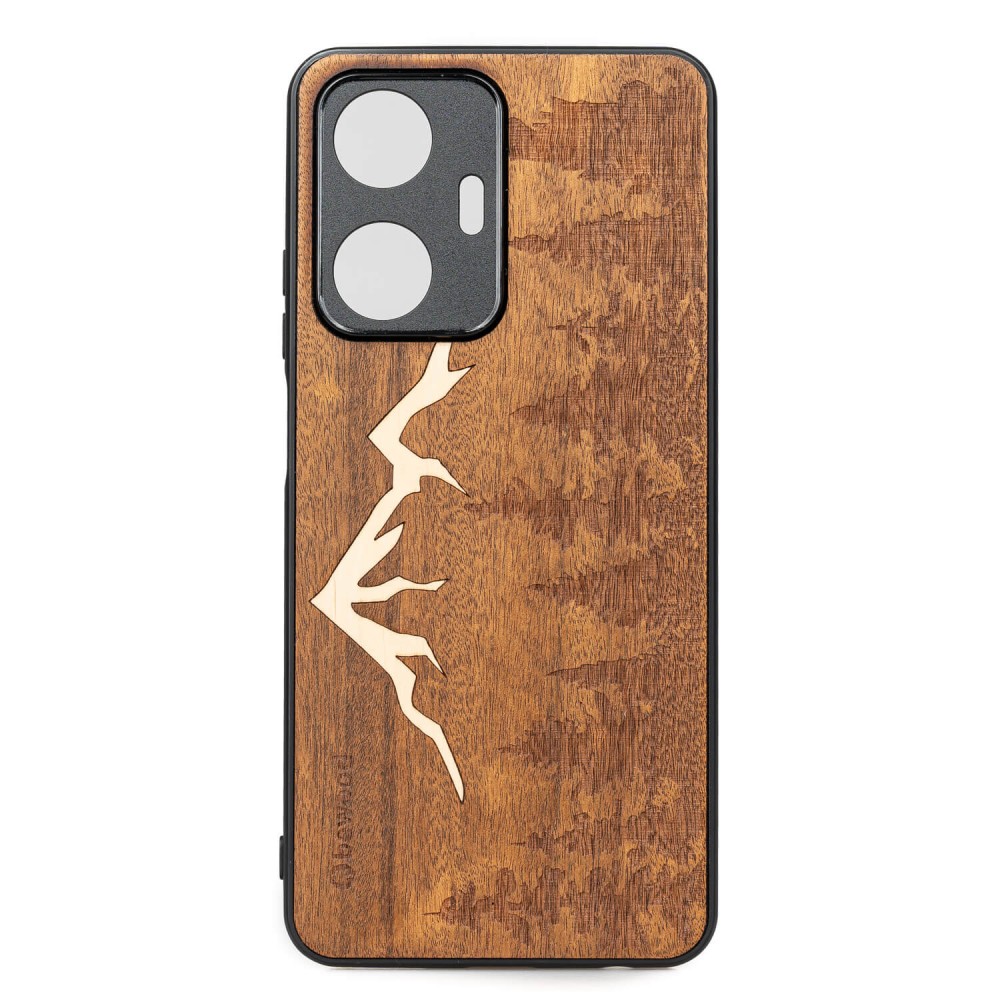 Drewniane Etui Bewood Realme C55 GÓRY IMBUIA (1)